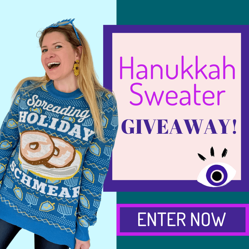 We're Giving Away an Exclusive Tipsy Elves Bagel Hanukkah Sweater (Hanukkah Giveaway)!