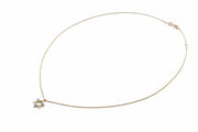 Israel Museum Necklaces Star of David and Diamonds Intertwined Necklace by Israel Museum - 14k Gold
