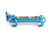 Israel Museum Menorahs Handmade Ceramic Cat Menorah by Israel Museum