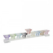 AULICA Colorful menorah 37x4x7cm