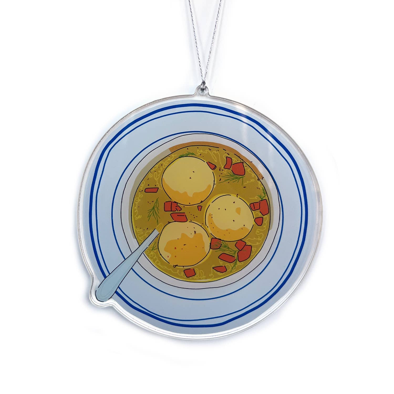 Drawn Goods Ornaments Matza Ball Soup Ornament