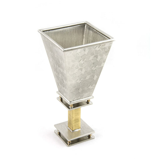 Square Kiddush Cup by Joy Stember