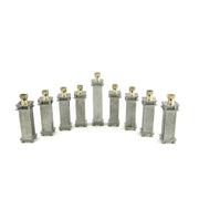 Joy Stember Menorahs Modular Pewter Menorah by Joy Stember