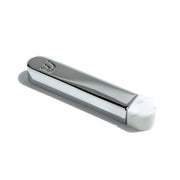 Modern Mensch Mezuzahs Marble & Stainless Steel Coluna Mezuzah - (Marble & Silver)