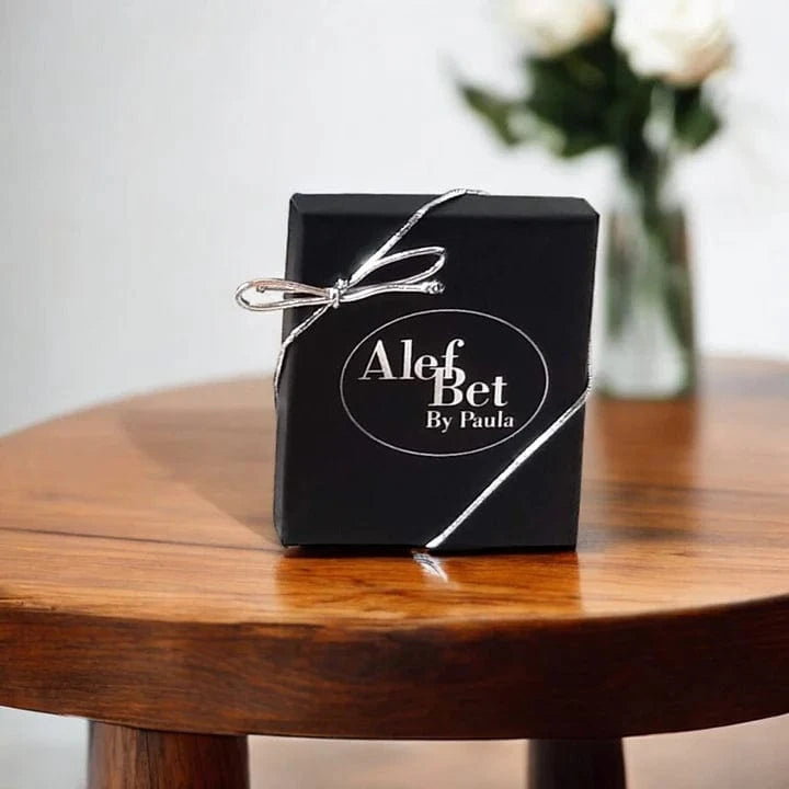 Alef Bet Earrings Diamond Star of David Huggie Hoop Earrings - 14k Yellow or White Gold