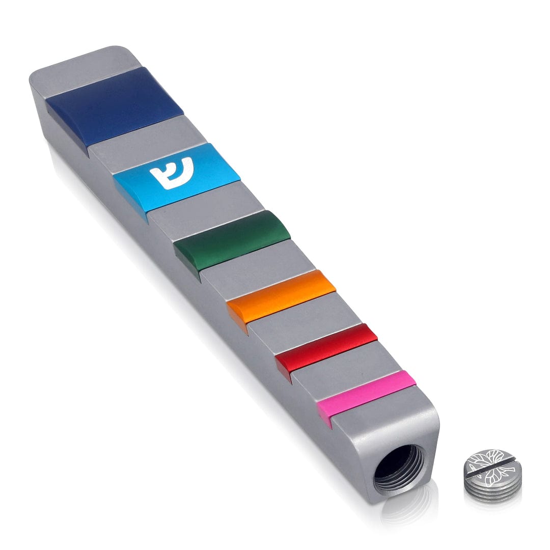 Sandi Katz Mezuzahs Modern Inlay Mezuzah by Akilov