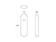 Tchotchke Judaica Mezuzahs Rose Gold Aluminum Pill Mezuzah Case - Rose Gold