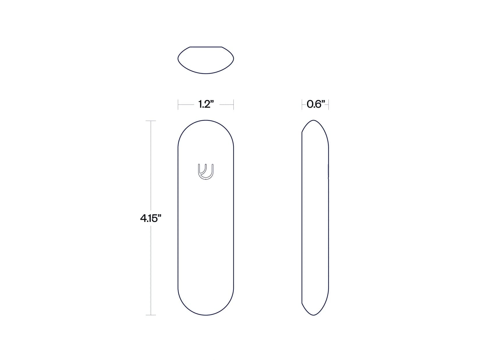 Tchotchke Judaica Mezuzahs Rose Gold Aluminum Pill Mezuzah Case - Rose Gold