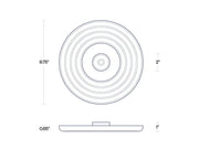 Tchotchke Judaica Menorahs Emerald Ripple Menorah