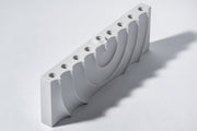Logifaces Menorahs Hand-Poured Concrete Hanukkah Menorah