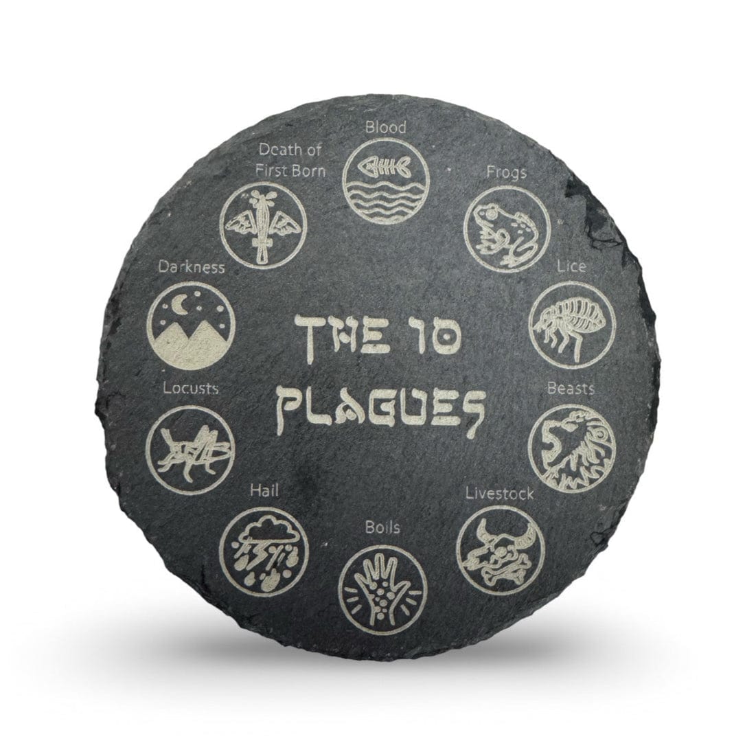 Joy Stember Coasters Slate Plague Coasters by Joy Stember - Set of 4