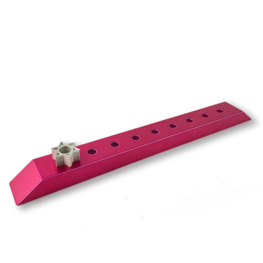 Sarah Traveling Menorah by Joy Stember - Pink