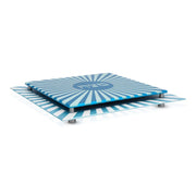 Chai Modern Matzah Plates Blue Matzah Plate by Akilov