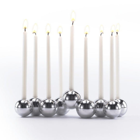 Aluminum Bubble Menorah
