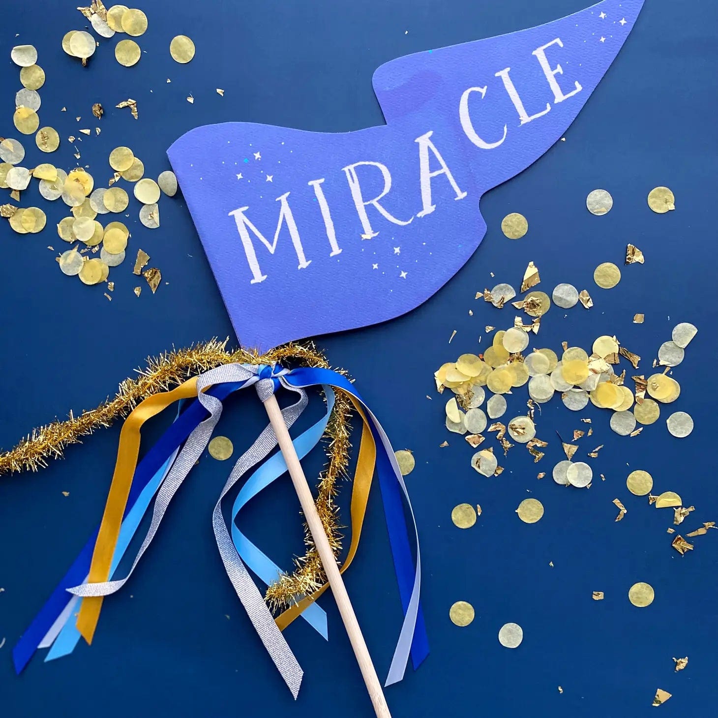 Cami Monet Decorations Miracle Hanukkah Party Pennant