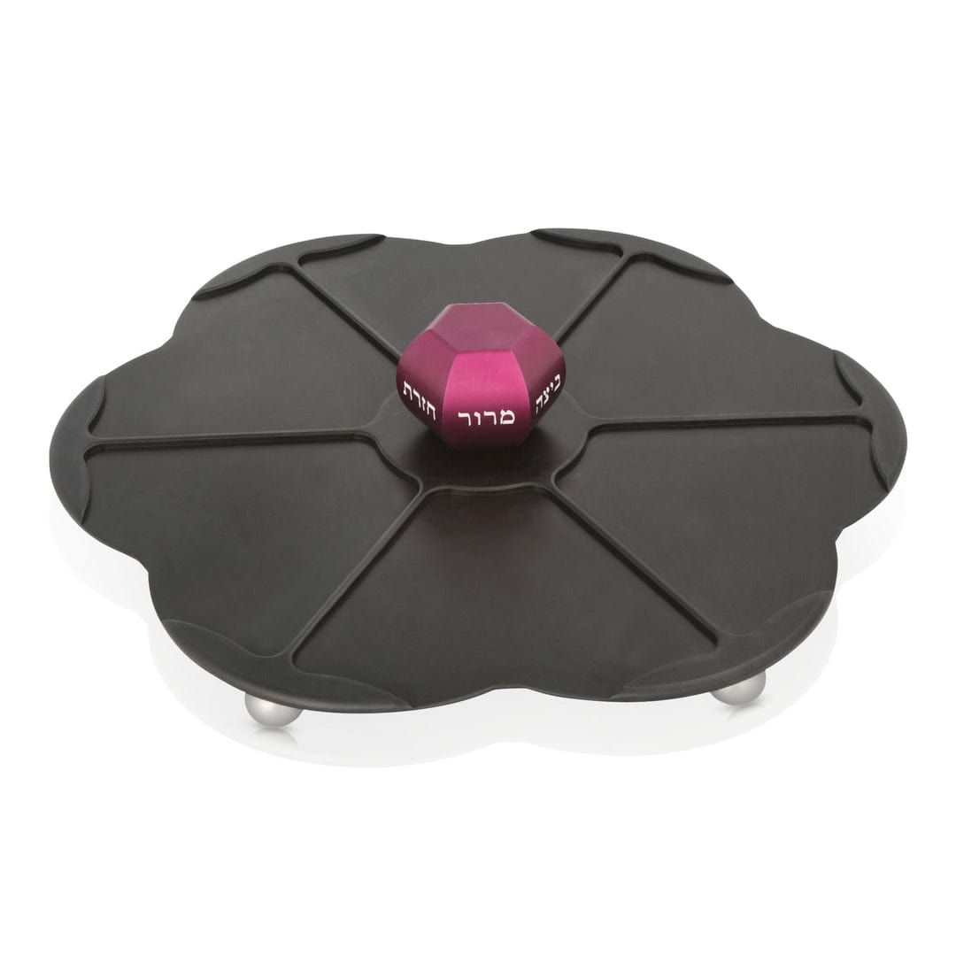 Shevi B Glass Creations Seder Plates Raibow Seder Plate by Akilov