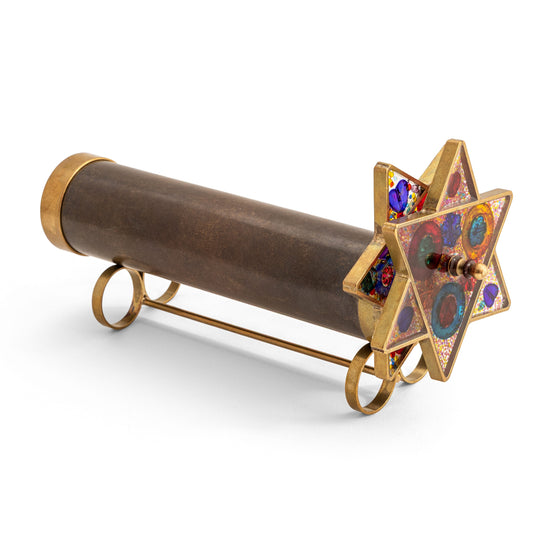 Handmade Star of David Kaleidoscope by Israel Museum