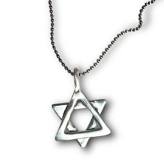 That 70's Star of David Necklace - Sterling Silver