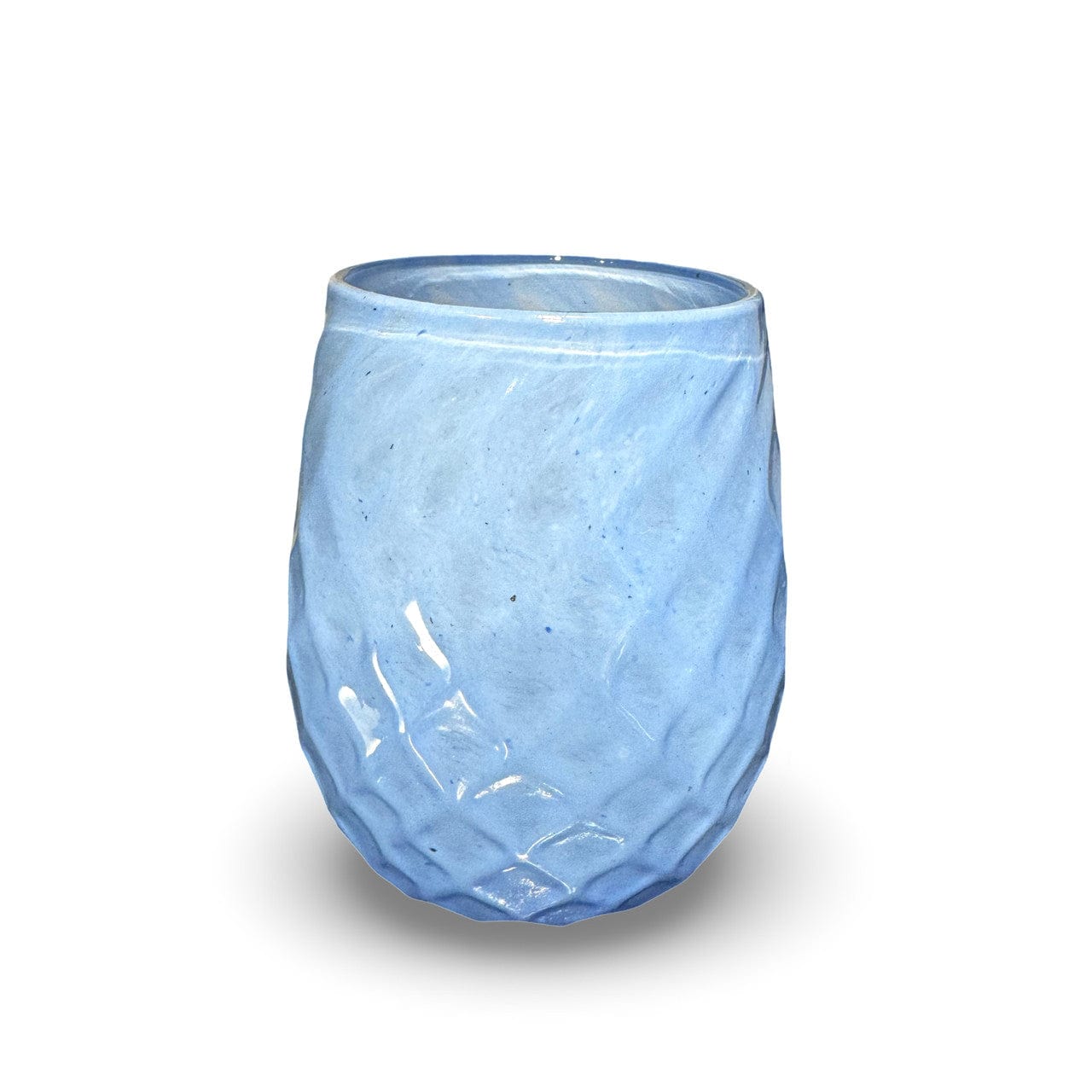 Joy Stember Smash Glasses Opaque Light Blue Hand Blown Wedding Smash Glass by Joy Stember - (Choice of Color)