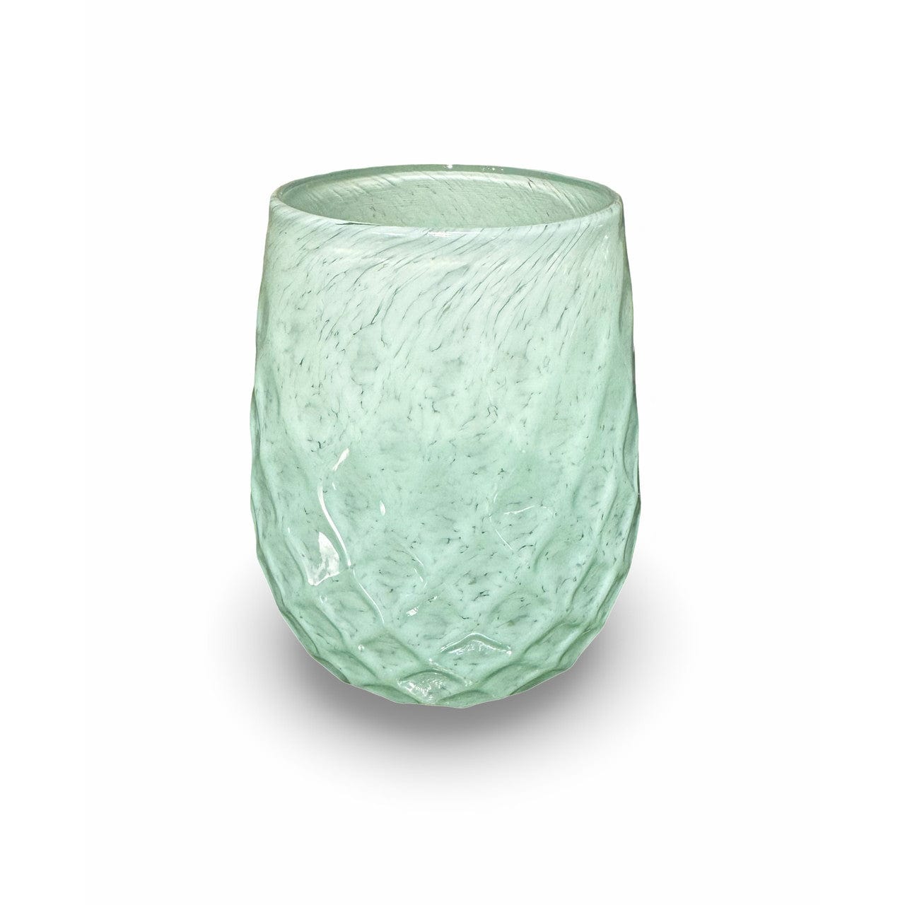 Joy Stember Smash Glasses Opaque Light Teal Hand Blown Wedding Smash Glass by Joy Stember - (Choice of Color)