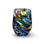 Joy Stember Smash Glasses Rainbow Hand Blown Wedding Smash Glass by Joy Stember - (Choice of Color)
