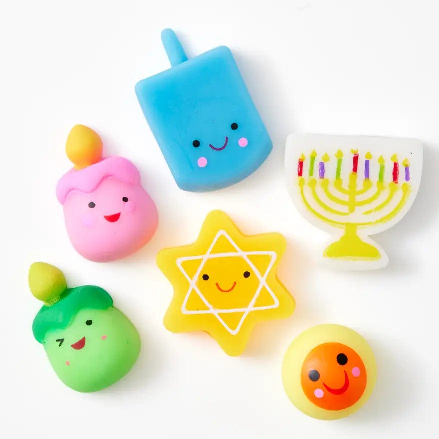 Hanukkah Happy Squishies - Set of 6 Hanukkah Happy Squishies - Set of 6