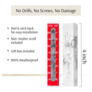 SURI Mezuzahs White Marble Mezuzah Case - Small
