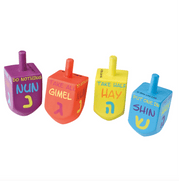 Rite Lite Dreidels Four Hanukkah Wooden Dreidels