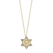 Miriam Merenfeld Jewelry Necklaces Chai Star of David Necklace by Miriam Merenfeld - (Sterling Silver or Gold-Plated)