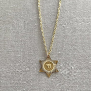 Miriam Merenfeld Jewelry Necklaces Chai Star of David Necklace by Miriam Merenfeld - (Sterling Silver or Gold-Plated)