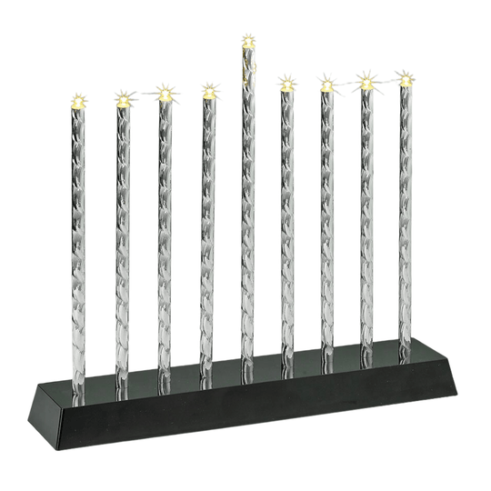 Diamond Cut Electric Menorah