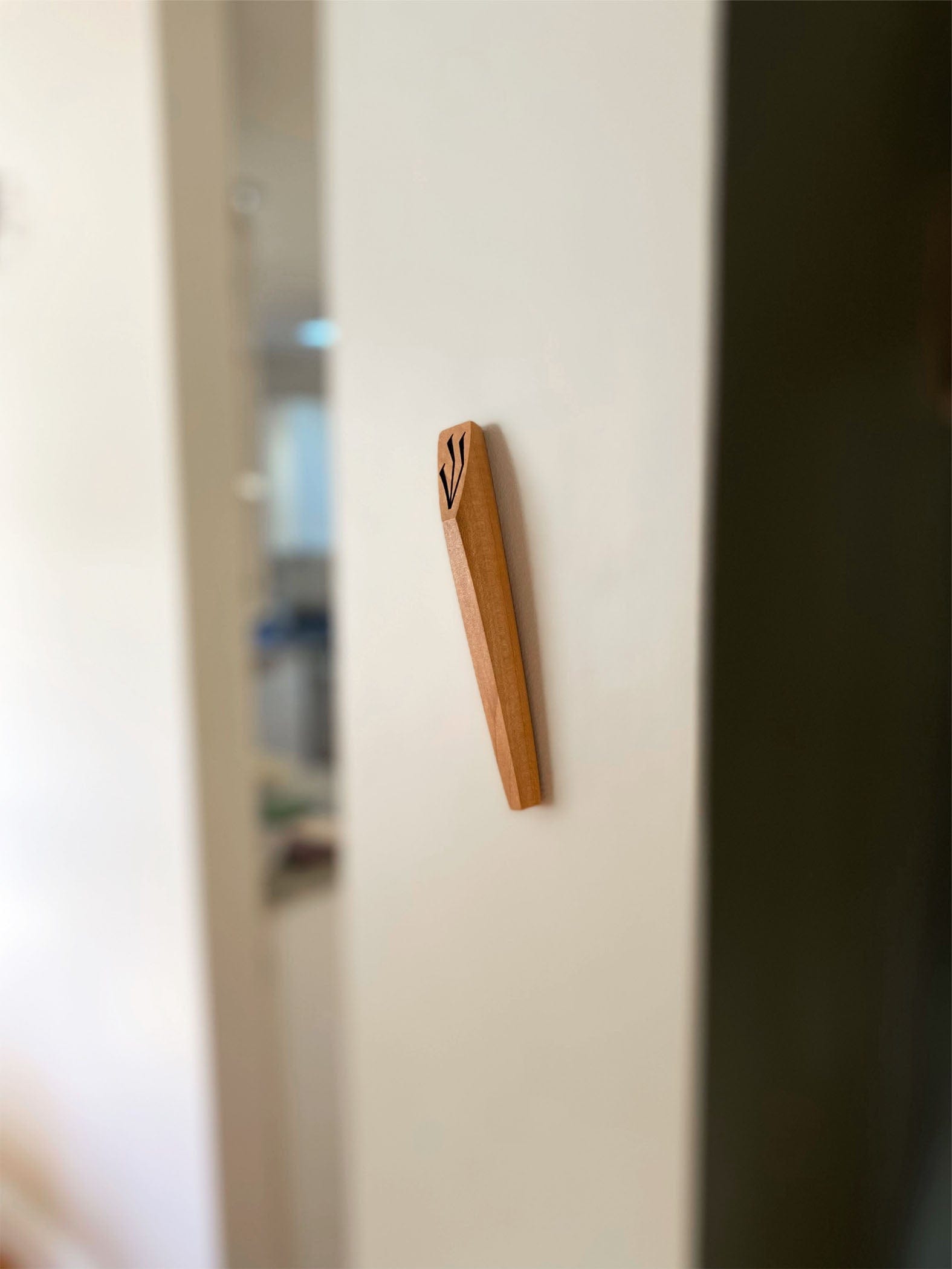 Windthrow Mezuzahs Ember Maple Mezuzah by Windthrow