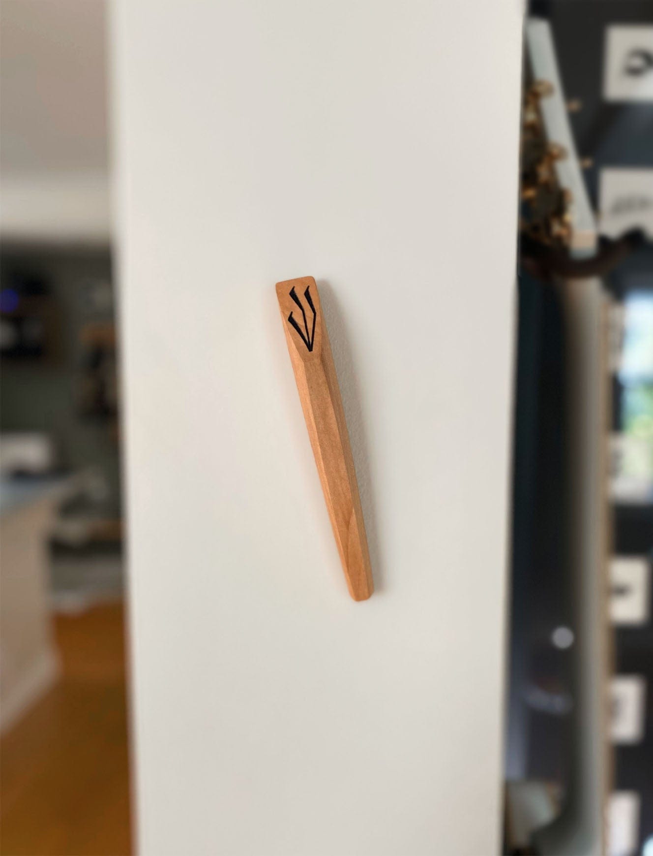 Windthrow Mezuzahs Ember Maple Mezuzah by Windthrow