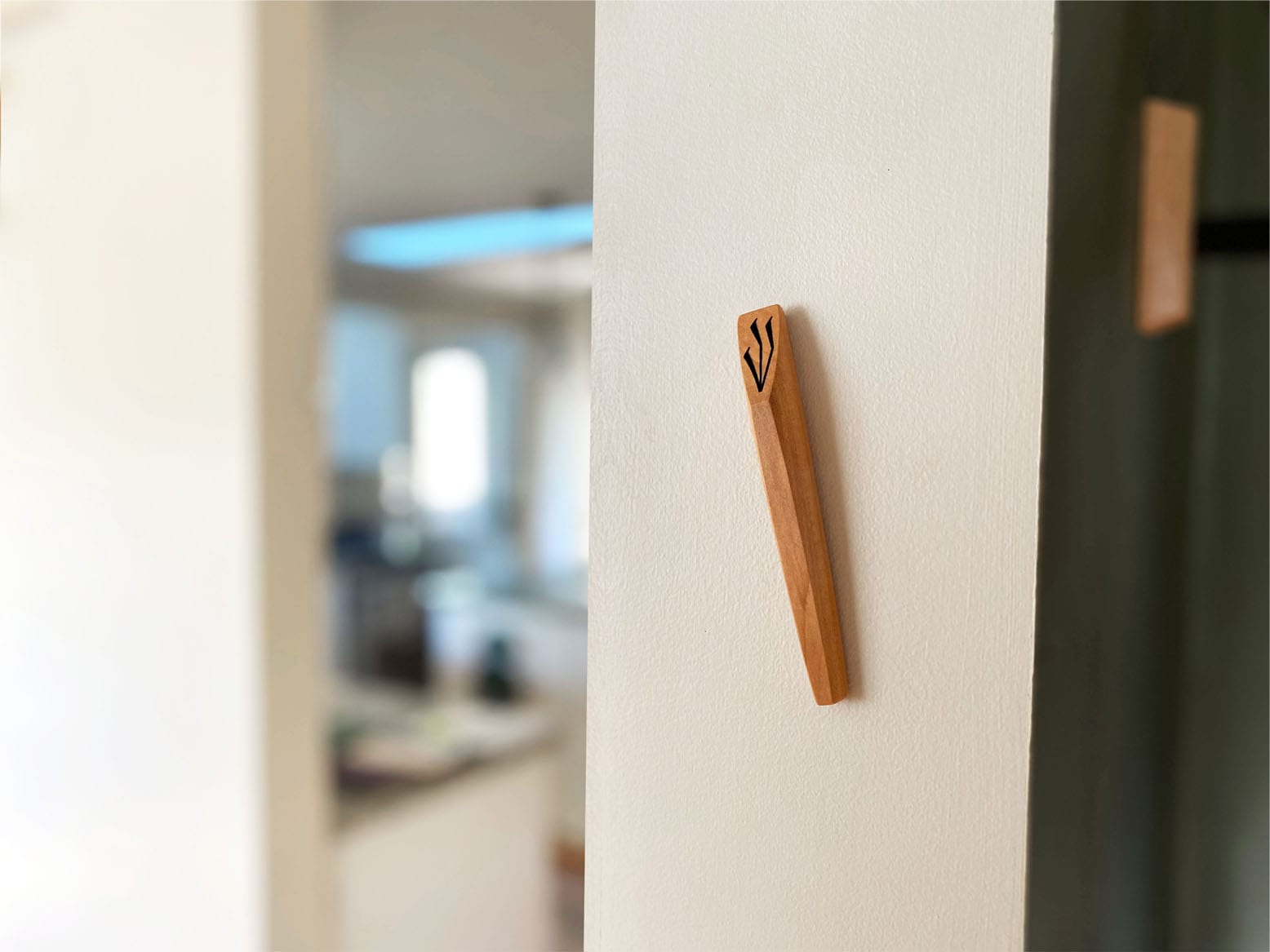 Windthrow Mezuzahs Ember Maple Mezuzah by Windthrow