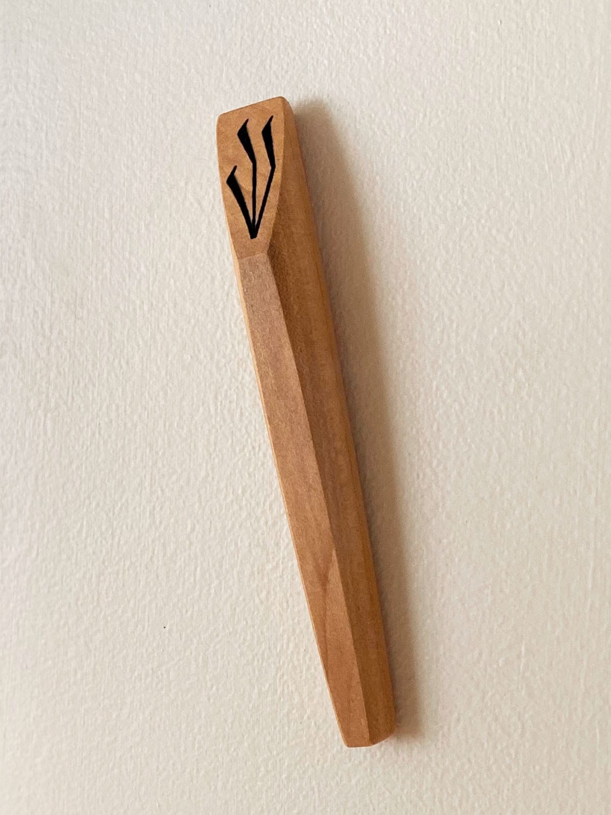 Windthrow Mezuzahs Ember Maple Mezuzah by Windthrow