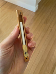 Windthrow Mezuzahs Ember Maple Mezuzah by Windthrow