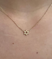 Liza Shtromberg Necklaces Mini Magen David Necklace by Leah Jessica