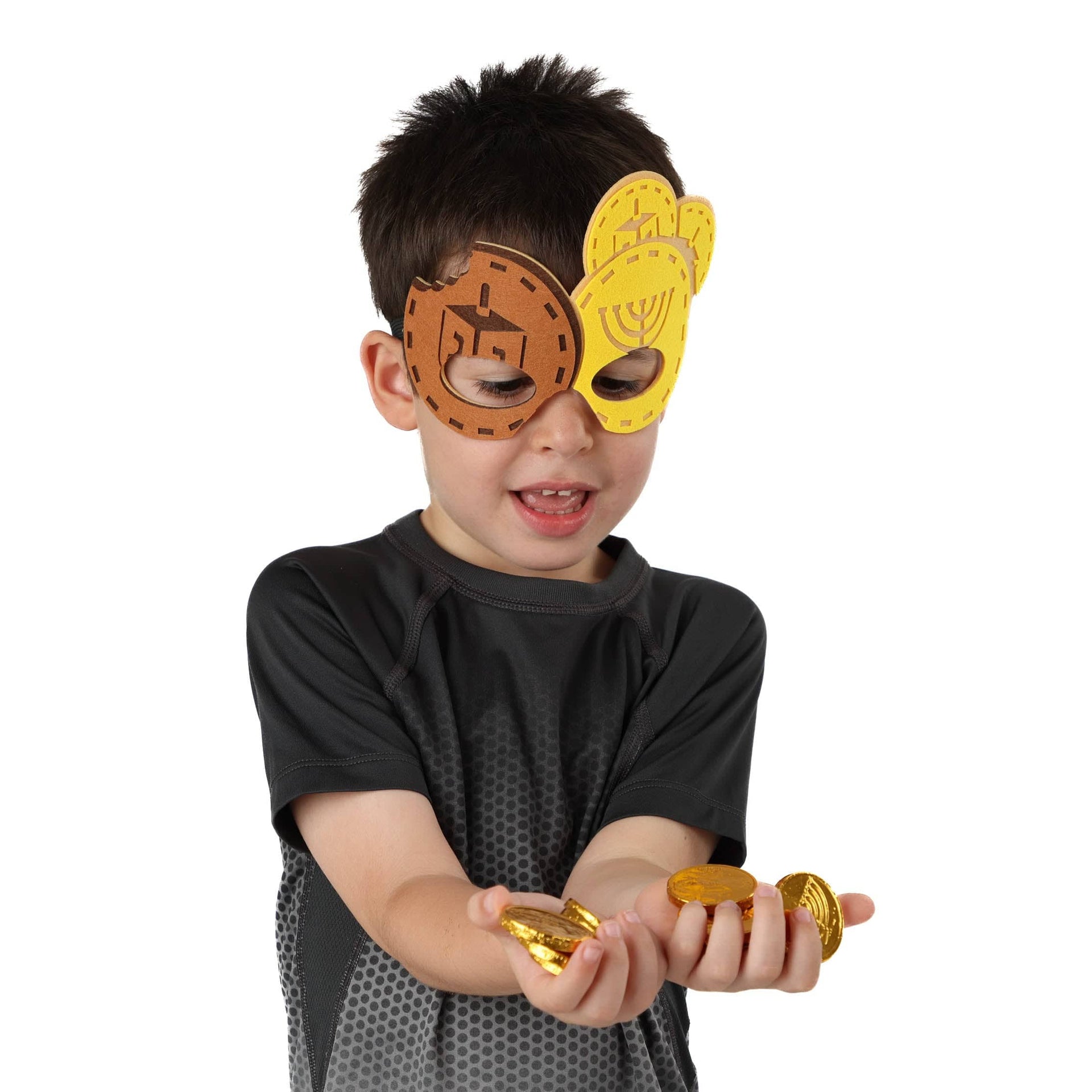 Ella and Noah Masks Hanukkah Felt Masks
