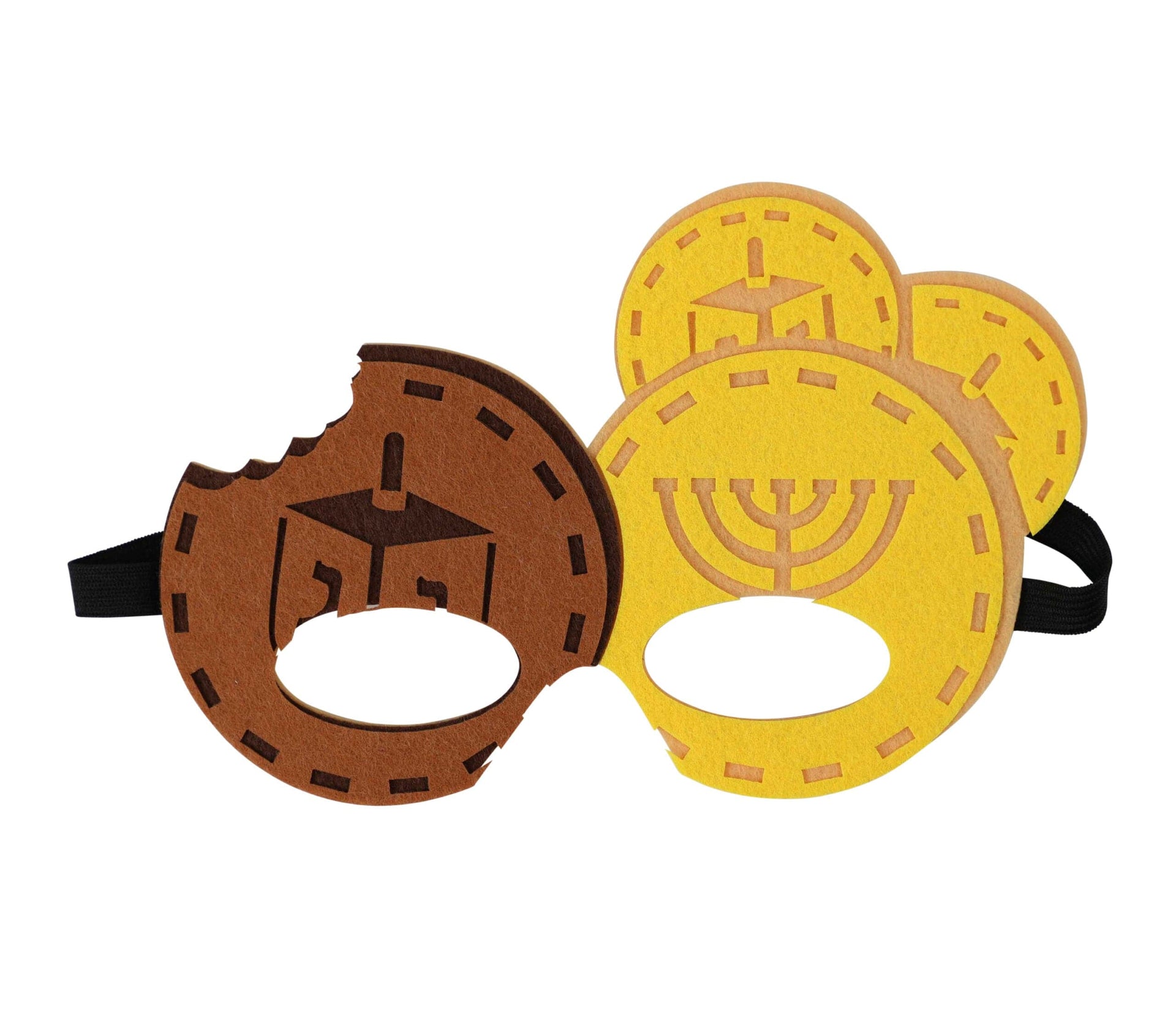 Ella and Noah Masks Hanukkah Felt Masks