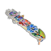 Seeka Mezuzahs Seeka Cat and Chai Children's Room Mezuzah
