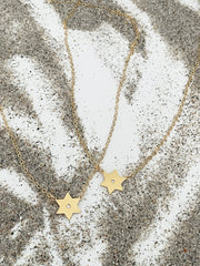 Miriam Merenfeld Jewelry Necklaces Golda Star of David Diamond Necklace - Gold Vermeil 18" Chain