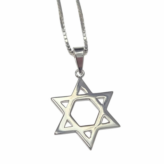 Bold Star of David Necklace - Sterling Silver