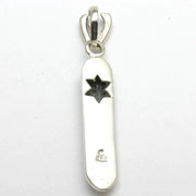 Bareket Jewelry Necklaces Mezuzah Filigree Pendant Shin - Sterling Silver