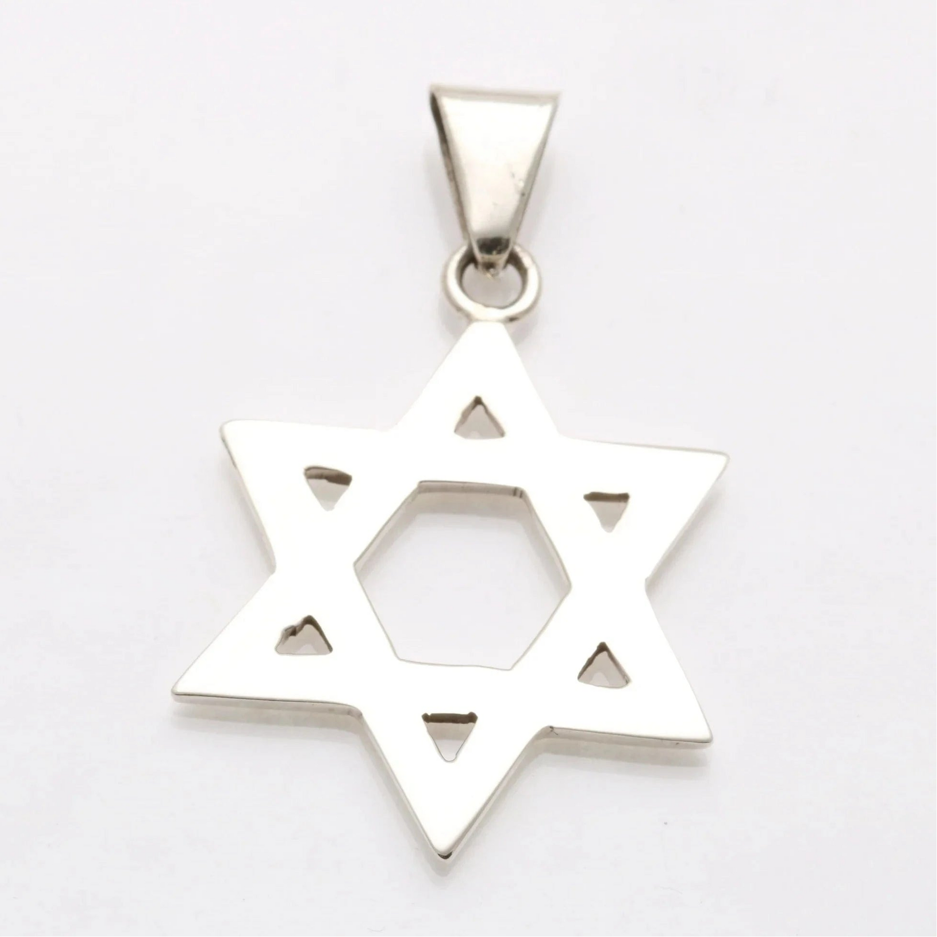 Bareket Jewelry Necklaces Men's Classic Star of David Pendant - Sterling Silver