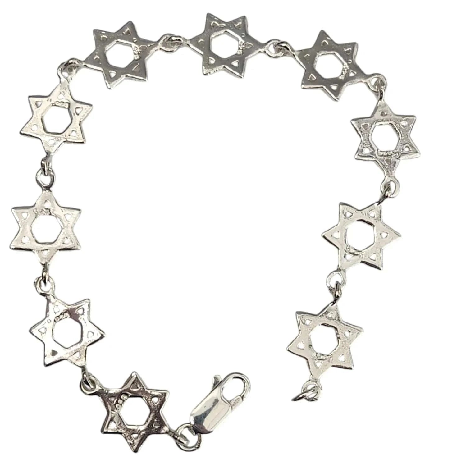 Bareket Jewelry Bracelets Classic Star of David Bracelet - Sterling Silver