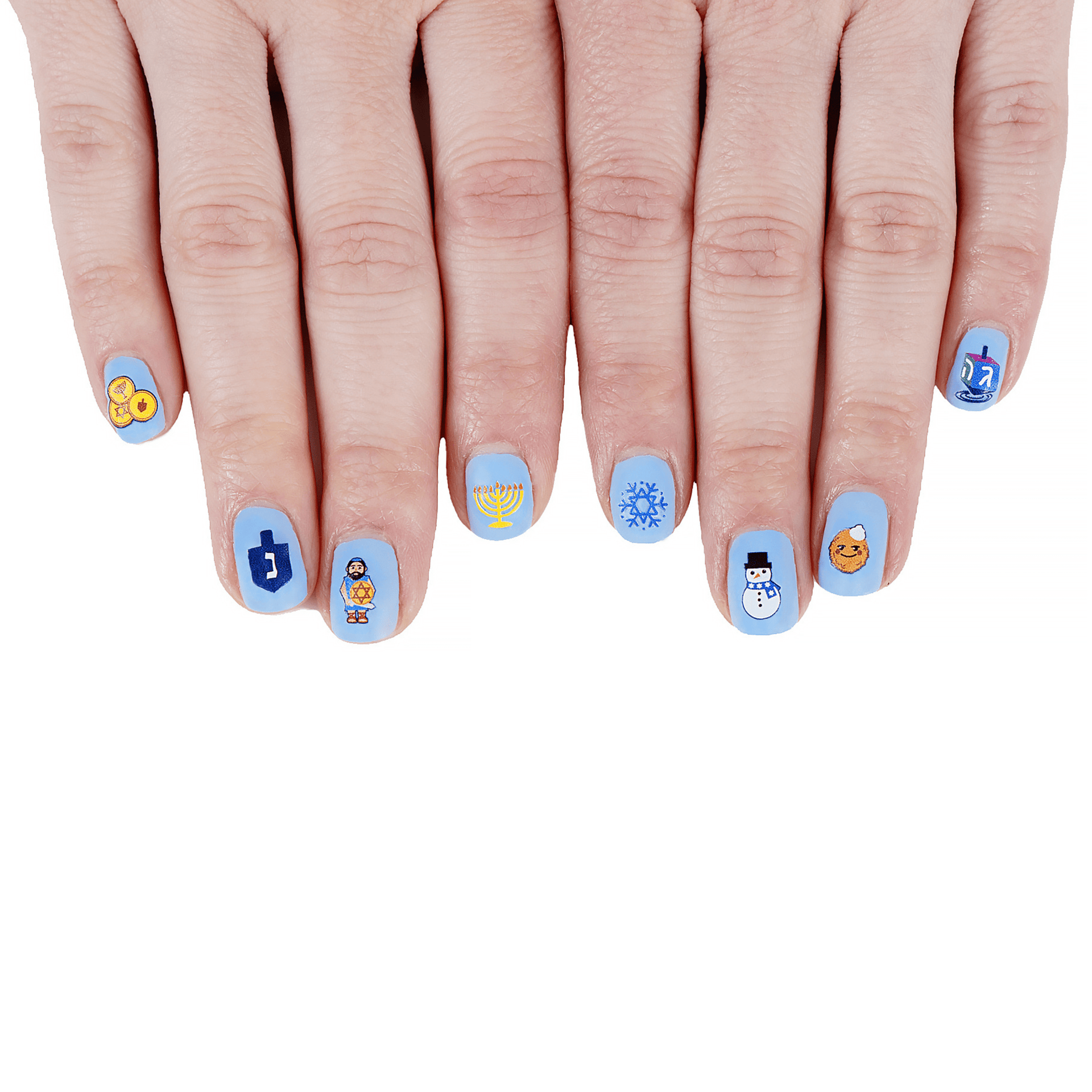 Midrash Manicures Other Default Midrash Manicures Hanukkah Nail Decals