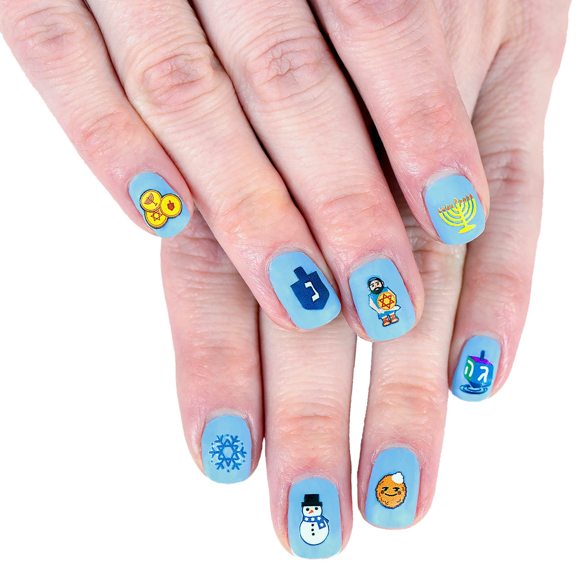 Midrash Manicures Other Default Midrash Manicures Hanukkah Nail Decals