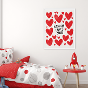 Beraishis Prints White / 18x24 Hugs from Hashem by Beraishis