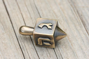 Judaica Art Design Dreidels Brass Handmade Dreidels - (Choice of Style)