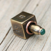 Judaica Art Design Dreidels Brass Handmade Dreidels - (Choice of Style)